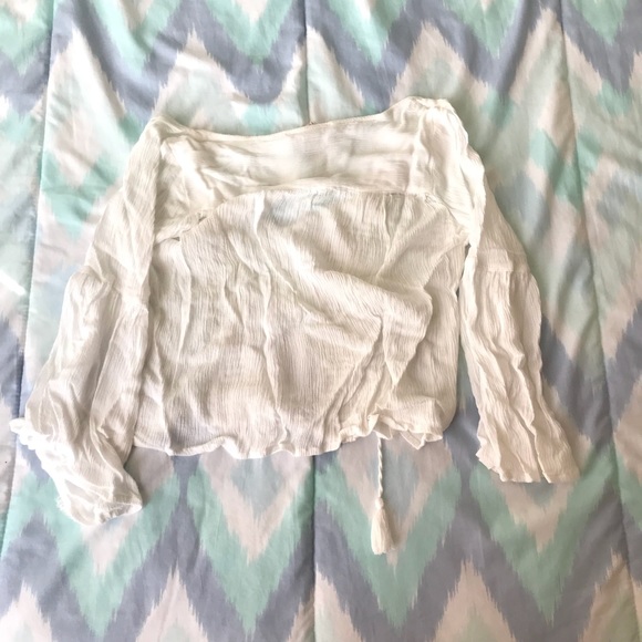 Forever 21 White Blouse - Picture 2 of 2